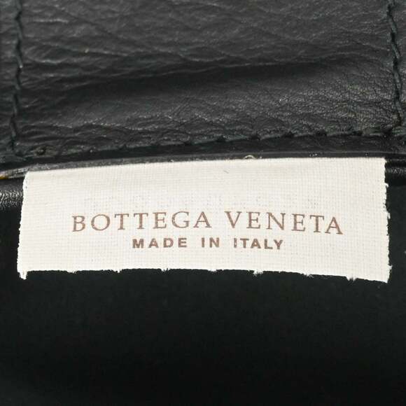 BOTTEGA VENETA Black Leather Intrecciato Backpack main image 4